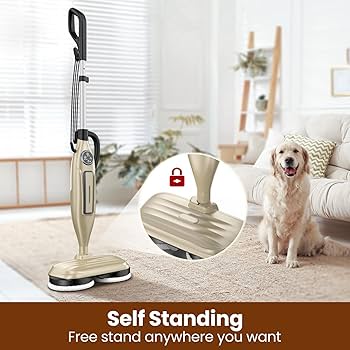 Amazon.com - DEVOAC VM6 Scrubbing Steam Mop with Rotating